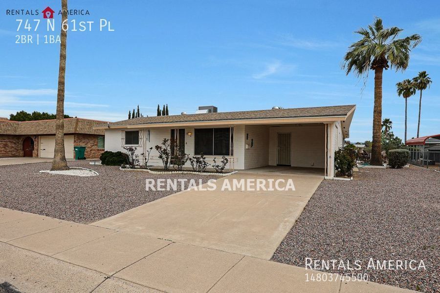 55 + community House Rental in Mesa, AZ