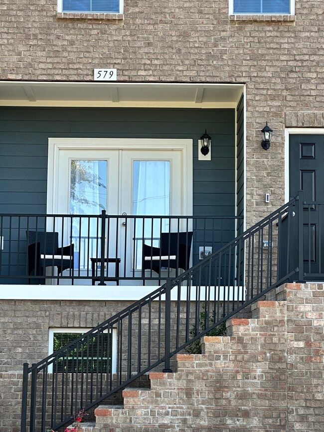 Main house entrance, living room balcony - 579 Forestville Rd