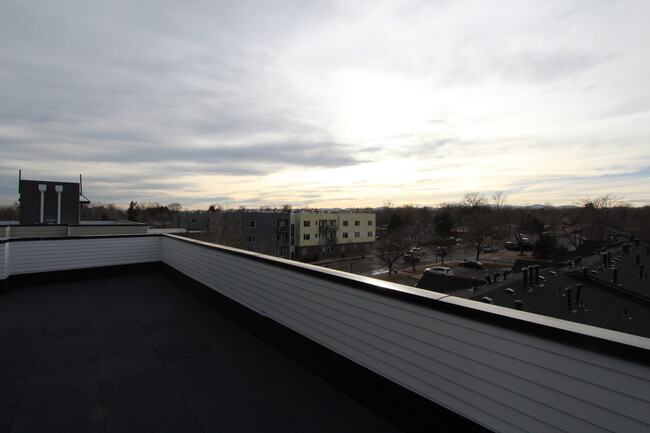 view of front range from rooftop patio - 1919 W 46th Ave