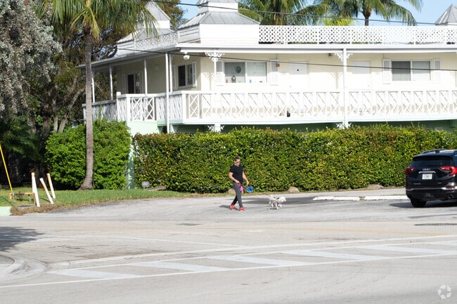 Locals in Wilton Manors enjoy taking their dogs for walks throughout the neighborhood.