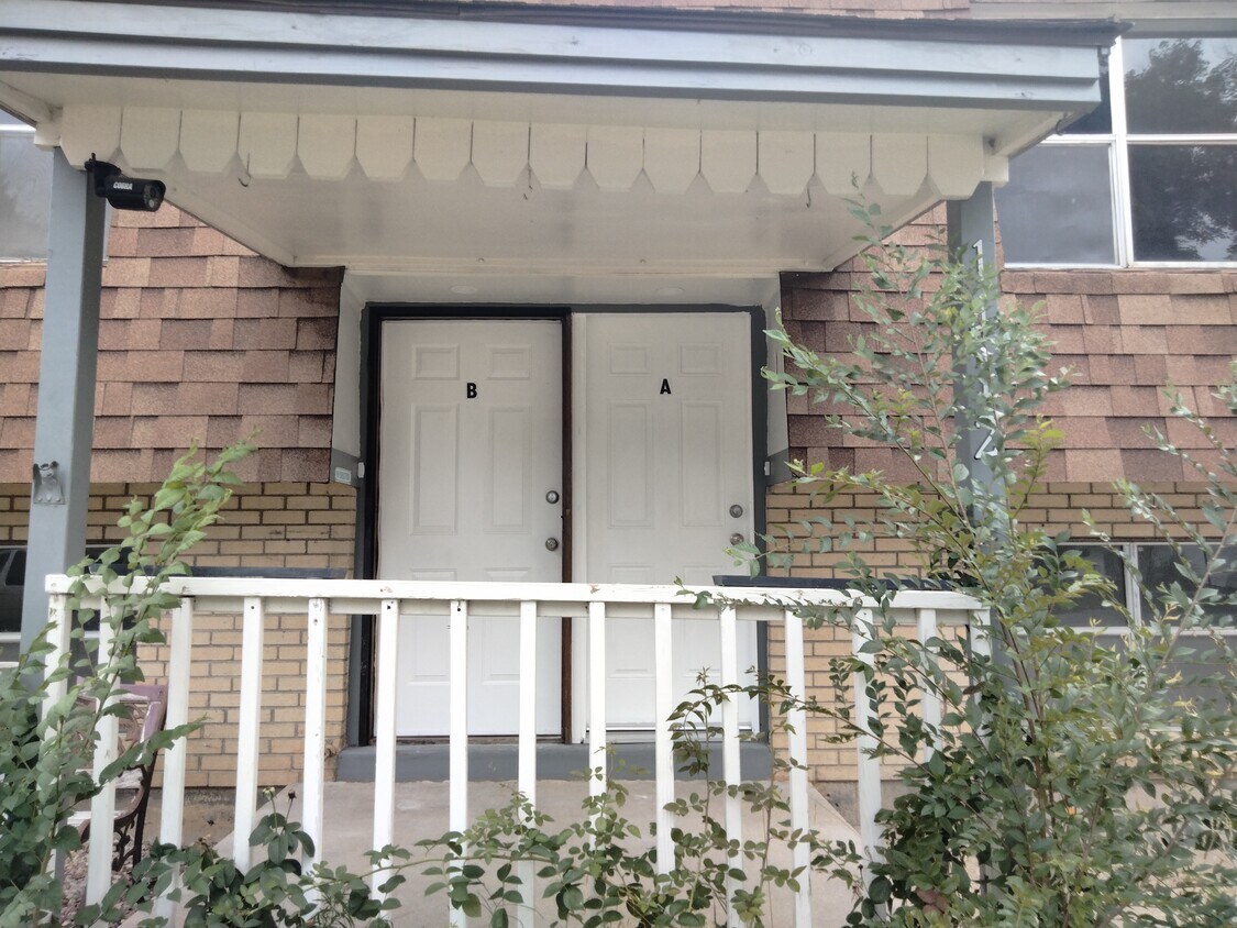 Front Door of Duplex - 1412 Lamplighter Dr