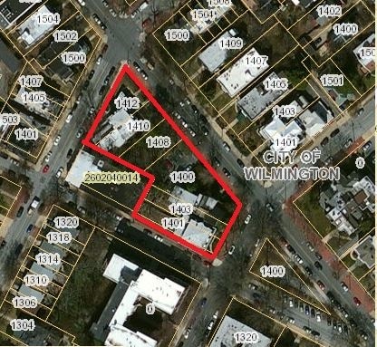Aerial Photo - Monument Square Apartments
