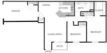 2 Bed 1 Bath - Lower