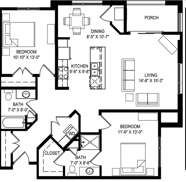 Riverfront Terrace Rentals Eau Claire, WI