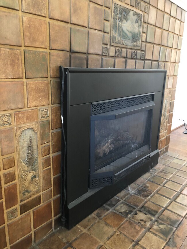 Gas fireplace in living room - 1323 SE 49TH AVE