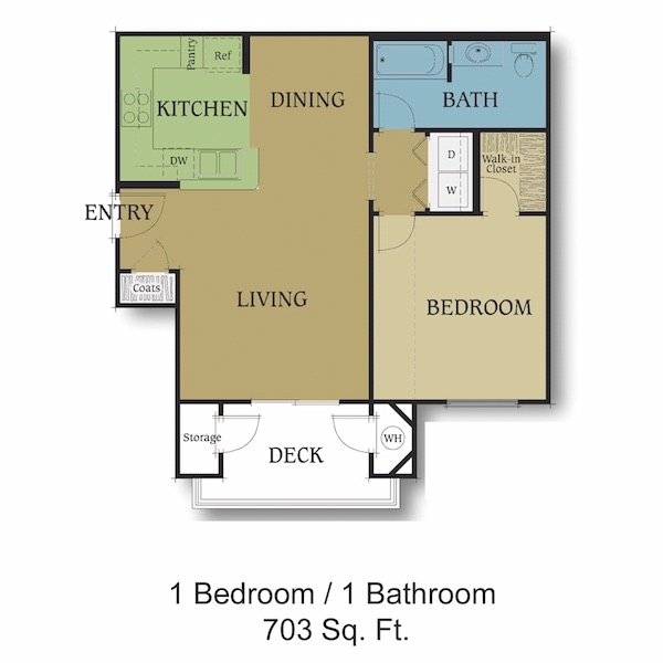 1HAB/1BA - Silverado Creek