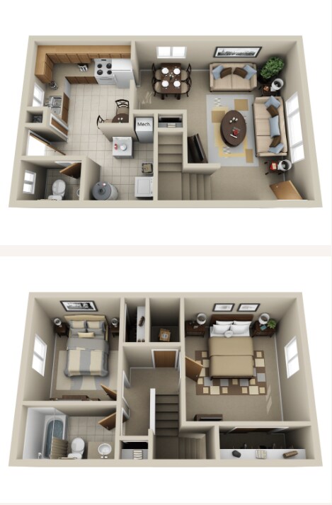 Euclid Apartments – 2 Bedroom 1.5 Bathroom