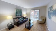 Located at 503 El Dorado Blvd in Houston, Texas, this single-story, one-bedroom, two-bathroom home offers a well-organized layout across a compact but functional footprint. The living room features neutral gray walls, soft carpeting, and a vaulted ceiling accent wall, creating an open and inviting atmosphere. The space connects smoothly to the dining area, supporting an easy flow for everyday living. The kitchen is designed in a galley style, featuring white cabinetry, laminate countertops, hardwood flooring, and white appliances including a refrigerator, range, and dishwasher — maximizing efficiency within the space. The spacious primary bedroom accommodates a full-sized bed comfortably and includes a ceiling fan with light fixture, a window that allows natural light, and carpeted flooring. Two closets provide ample storage throughout the home. The bathrooms include a full tub-and-shower combination with white tile surround; one bathroom features warm hardwood flooring. With two closets, a dedicated dining room, and distinct living zones, this home is thoughtfully arranged to make the most of every square foot, offering a practical and comfortable living environment in Houston, TX.