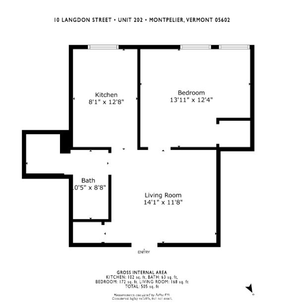 10 Langdon St Unit 202, Montpelier, VT 05602 Room for Rent in
