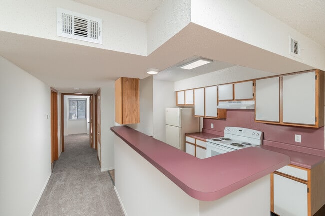 Kitchen with Breakfast Bar and Hallway - TSH