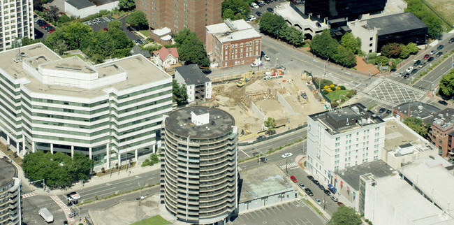 Aerial Photo - UConn Student Housing At Rippowam Place