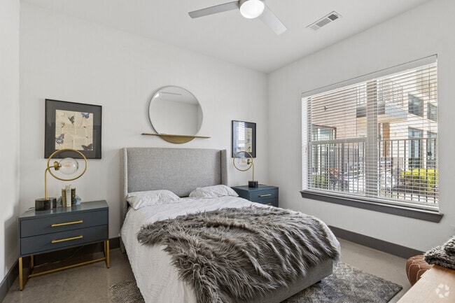 1BR, 1BA - 727SF - Bedroom - Millennium Place