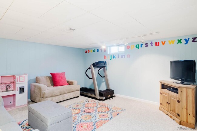 Family Room in Basement - 1076 S Monroe St