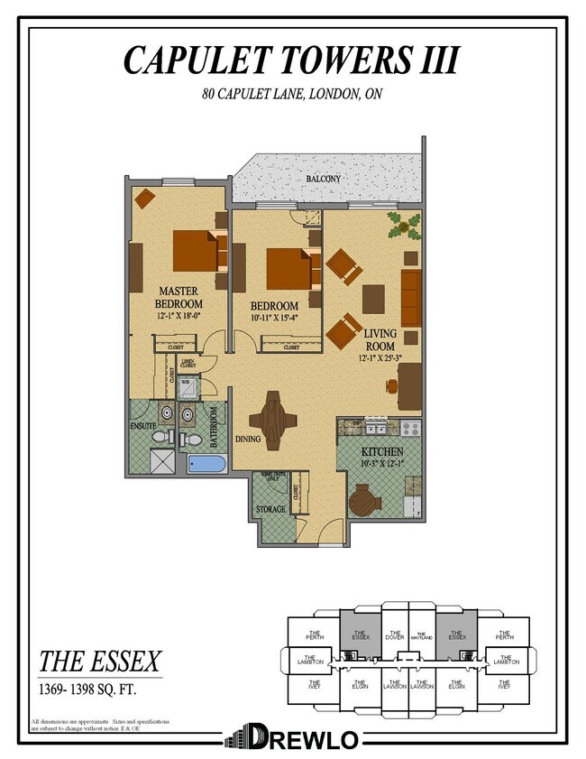 Floorplan - Capulet Towers III