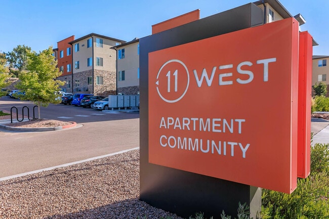 11 West Apartments - Property Sign - 11 West | Student Housing Apartments