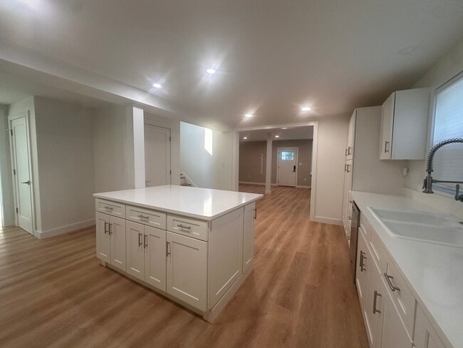 Kitchen view of island - 66 Prospect St