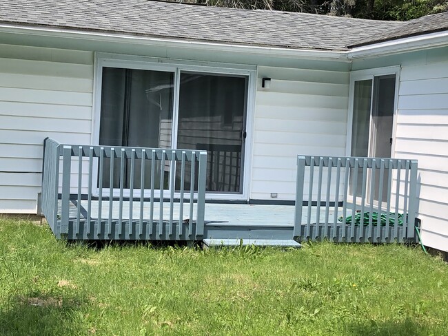 Deck and Sliding Doors - 246 Sapsucker Woods Rd