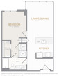 1 Bed 1 Bath-A01c