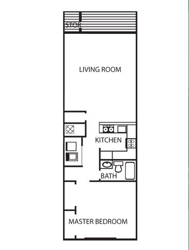 1BR/1BA - Brookfall II