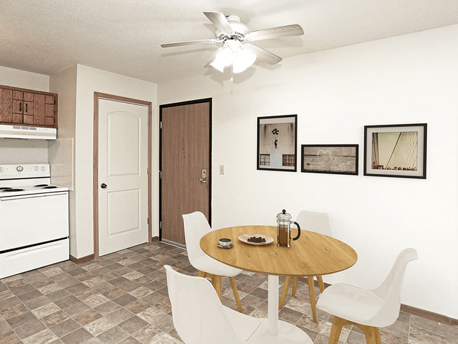 Dining Area with Overhead Light - Gatewood