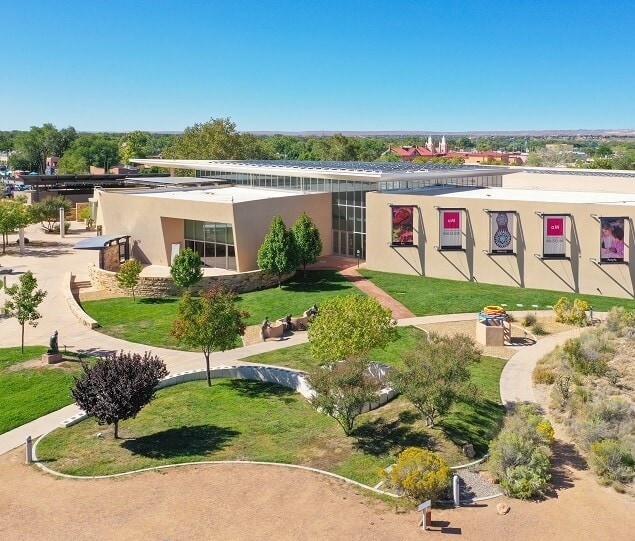 View exhibits by artists like Georgia O’Keeffe or tour the sculpture garden at the Albuquerque Museum