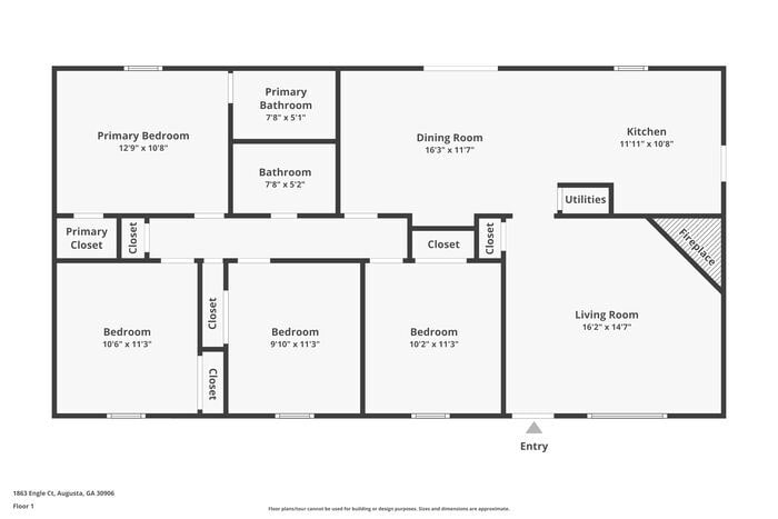 Building Photo - Spacious 4-Bedroom Home in Augusta, GA