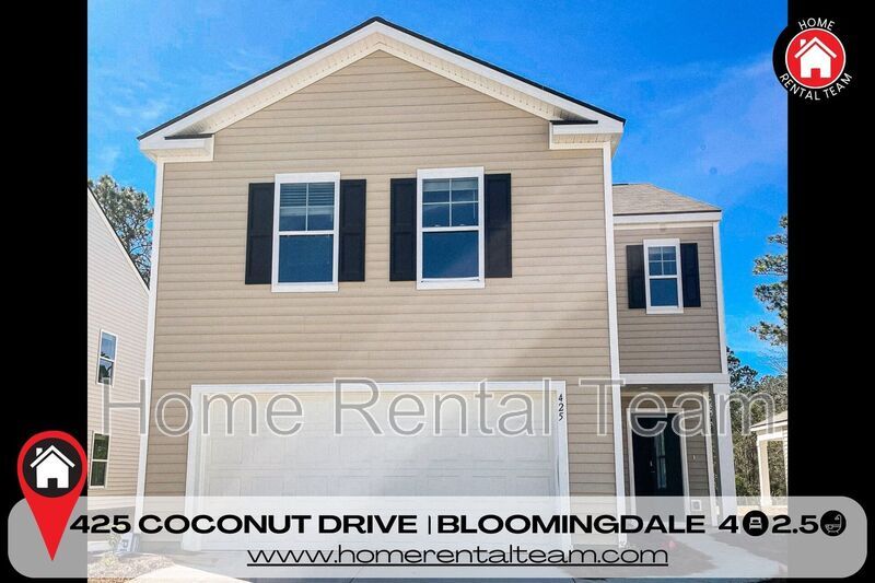 425 Coconut Dr, Bloomingdale, GA 31302 House Rental in Bloomingdale
