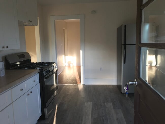 View of kitchen when opening unit - 3826 Beale Ave