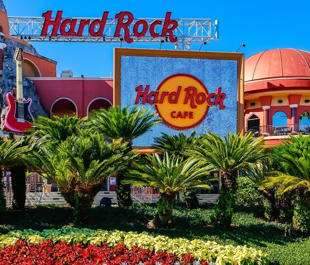 The Hard Rock Cafe is located in CityWalk
