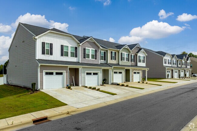 Some Rolesville families choose townhomes in Outer Northern Outlying for living space.