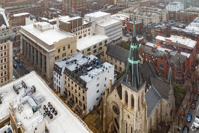 Aerial - 12-16 E Chase Apartments