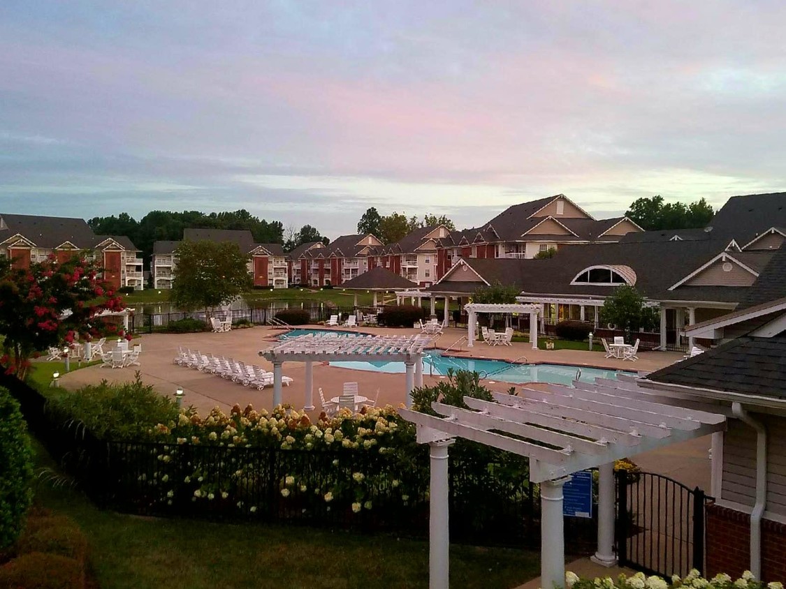 Clubhouse and Community Pool - Falcon Creek Luxury Lifestyle Apartments