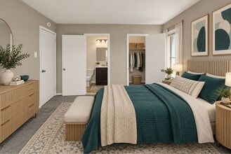 Bedroom - Barkley Village Apartments