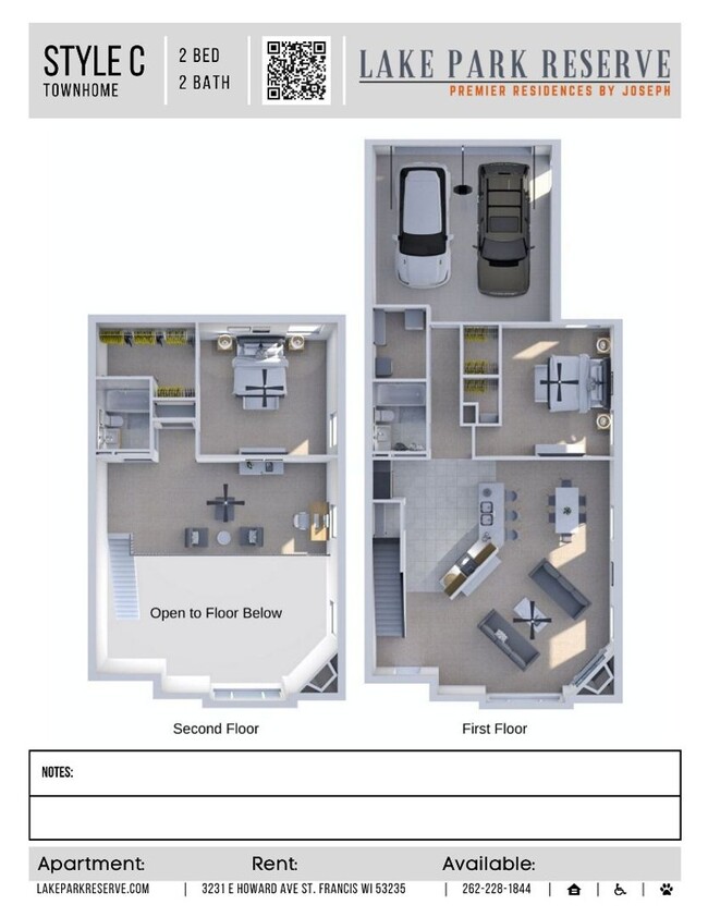Interior Photo - Lake Park Reserve