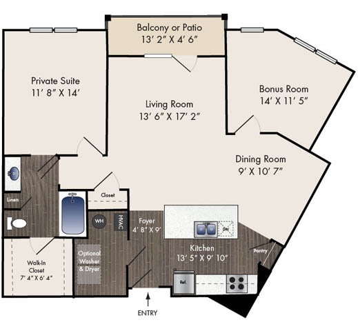 Floor Plan - Savoy At The Streets Of West Chester