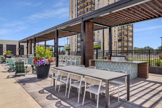 The Mezz- Grilling Stations on Amenity Deck - The Gateway at West Lake Quarter - Now Open!