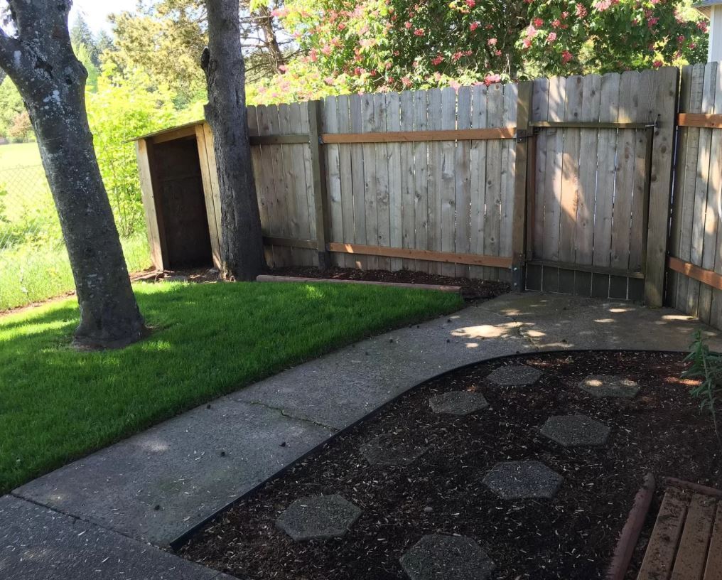 Back yard - 17276 SW Merlo Rd
