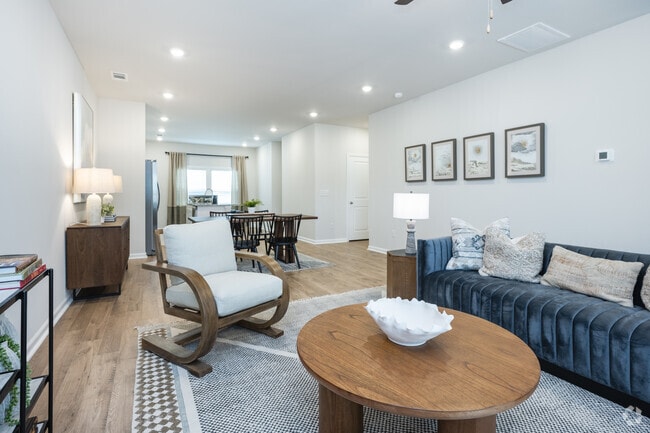 3BR, 2.5BA - 1735SF - Living Room - The Courts at Maverick Yards