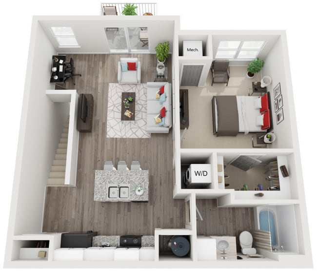 Interior Photo - Rock Pointe Village I LLC
