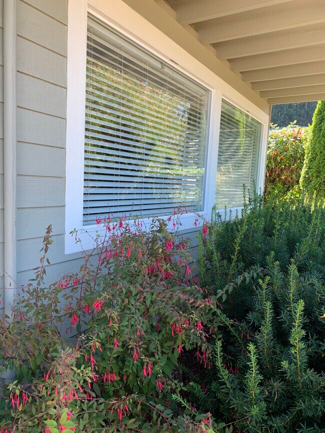 Front of home with large window - 615 Galloway St