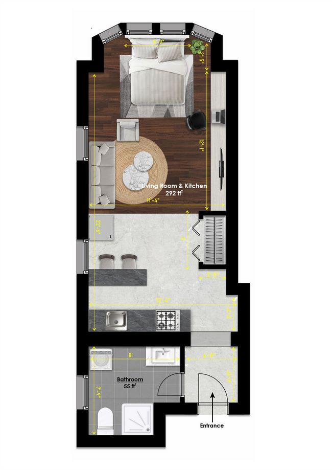 Foto del edificio - Beautiful Studio in Rittenhouse square.