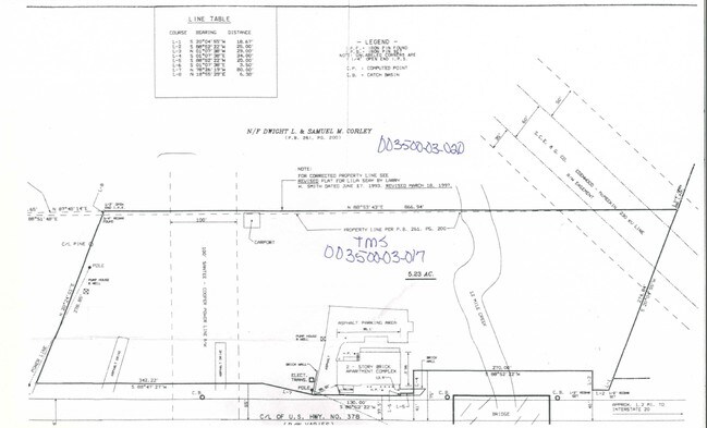 Mapa de la parcela - Twelve Mile Creek Apartments
