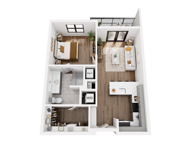 Plano de planta - The Amber