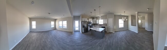 Open Concept LR/DR/Kitchen - 506 Purple Finch Rd