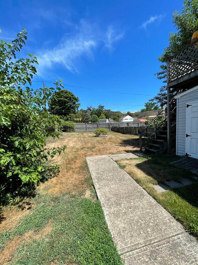 Private backyard - 349 Bellmore Rd