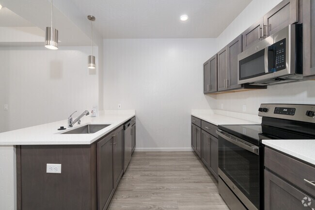 1 dormitorio, 1 baño - 710 pies cuadrados - Cocina - Cameo Flats