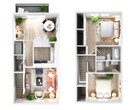 Two Bedroom | Two + Half Bathroom