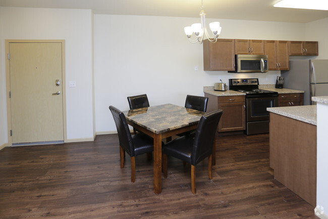 Two Bedroom - Kitchen - Latitude 46 Apartments