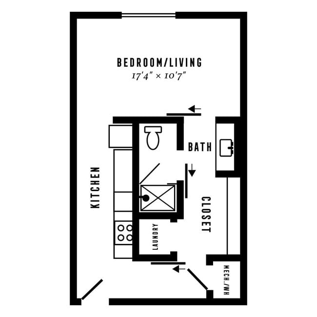 Plano de planta - Novel Midtown (GA)