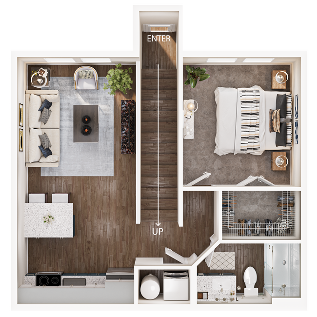 Plano de planta - Altair at Clear Creek